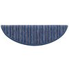 vidaXL Tapis d'escalier auto-adh&eacute;sifs 15 pcs Bleu 56 x 17 x 3 cm