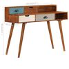 vidaXL Bureau 110x50x90 cm Bois d'acacia solide