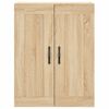 vidaXL Armoires murales 2 pcs ch&ecirc;ne sonoma bois d'ing&eacute;nierie