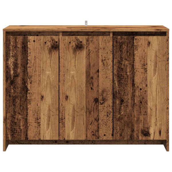 vidaXL Buffet vieux bois 102x33x75 cm bois d'ingénierie