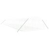 vidaXL Serre avec cadre en acier blanc 64 m² 16x4x2 m