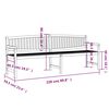 vidaXL Banc de jardin 228x59,5x90 cm bois de teck solide