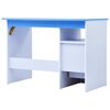 vidaXL Bureau pour enfants Inclinable Bleu et blanc