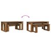 vidaXL Ensemble de tables basses 2 pcs Bois ancien Bois d'ing&eacute;nierie
