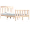 vidaXL Cadre de lit sans matelas 120x190 cm bois massif