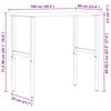 vidaXL Établi 100x60x(71,5-98) cm bois de chêne massif