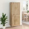 vidaXL Haut Armoire Montage mural Ch&ecirc;ne artisanal 69,5 x 34 x 180 cm