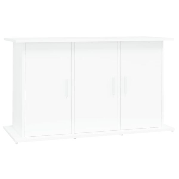 vidaXL Support pour aquarium blanc 101x41x58 cm bois d'ingénierie