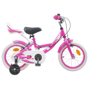 vidaXL V&eacute;lo pour Enfants 14 Pouces pour les 3-5 ans Rose