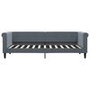 vidaXL Lit de repos gris fonc&eacute; 80x200 cm velours