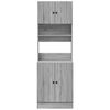 vidaXL Armoire de cuisine sonoma gris 60x50x180 cm bois d&rsquo;ing&eacute;nierie