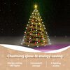 vidaXL Guirlande lumineuse d'arbre de Noël 180 LED Blanc froid 180 cm