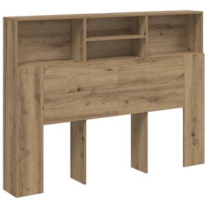 vidaXL Armoire &agrave; t&ecirc;te de lit Artisan Ch&ecirc;ne 140x19x103,5 cm