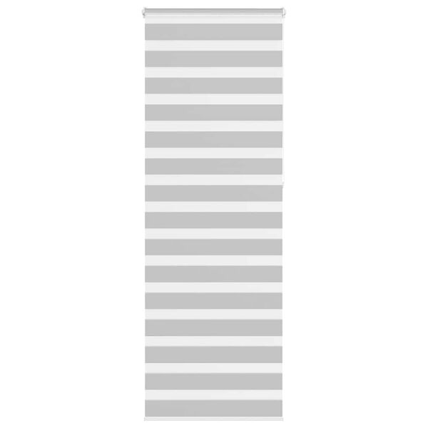 vidaXL Store z&egrave;bre gris clair largeur du tissu 80,9 cm polyester