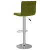 vidaXL Tabourets de bar lot de 2 vert clair velours