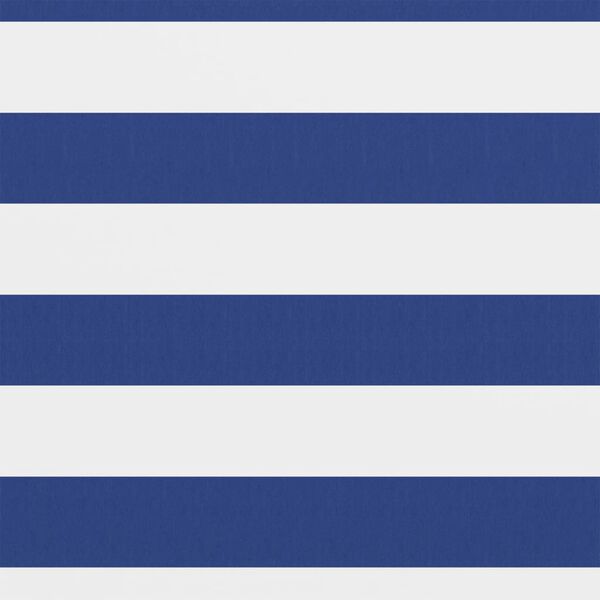 vidaXL Écran de balcon Blanc et bleu 75x300 cm Tissu Oxford