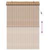 vidaXL Store enrouleur avec des rideaux Nature 140 x 220 cm Bambou