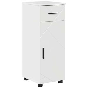 vidaXL Cabinet de salle de bain Blanc brillant 30 x 35 x 80 cm