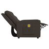 vidaXL Fauteuil de massage inclinable &agrave; 2 places marron tissu