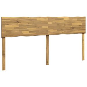 vidaXL T&ecirc;te de lit en bois brut ROSTOCK Blanc 200 cm