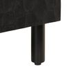 vidaXL Armoires lat&eacute;rales 3pcs noir 60x33x75cm bois massif de manguier