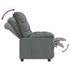 vidaXL Fauteuil inclinable Gris fonc&eacute; Tissu