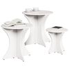 vidaXL Table basse 3 pcs Blanc