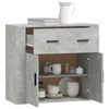 vidaXL Buffet Gris b&eacute;ton 80x33x70 cm Bois d'ing&eacute;nierie