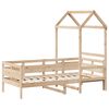 vidaXL Lit de jour avec toit sans matelas 80x200 cm bois massif