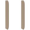 vidaXL Oreille de t&ecirc;te de lit Marron 80 x 16 x 4 cm PVC