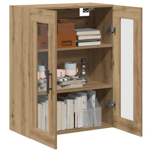 vidaXL Buffet ch&ecirc;ne artisanal 69,5x34x90 cm bois d'ing&eacute;nierie
