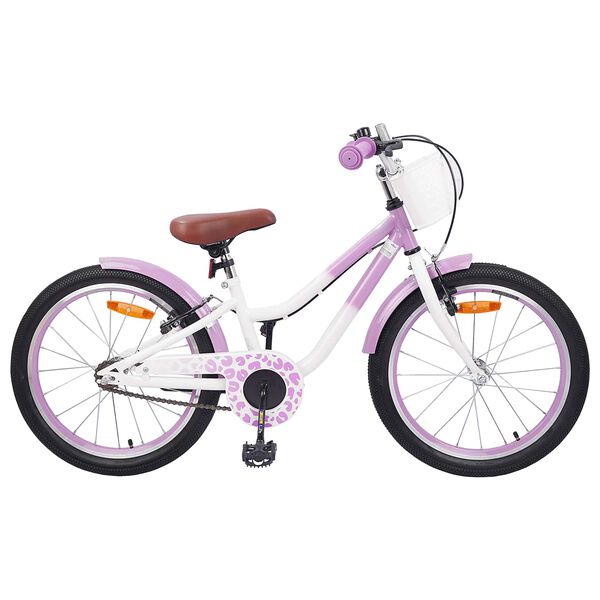 vidaXL V&eacute;lo pour Enfants 18 Pouces pour les 5-7 ans Pourpre