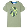 T-shirt pour enfants kaki clair 116