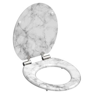 SCH&Uuml;TTE Si&egrave;ge de toilette avec fermeture en douceur MARMOR STONE