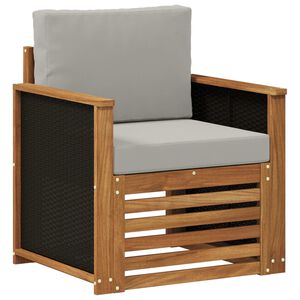 vidaXL Sofa de milieu ext&eacute;rieur Naturel