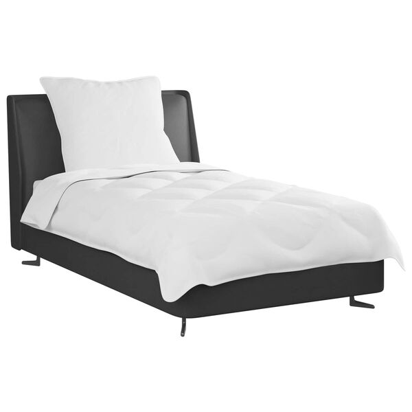 vidaXL Ensemble de Duvet avec oreiller 2 pcs Blanc Microfibre