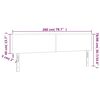 vidaXL T&ecirc;tes de lit 2 pcs Cappuccino 100x5x78/88 cm Similicuir