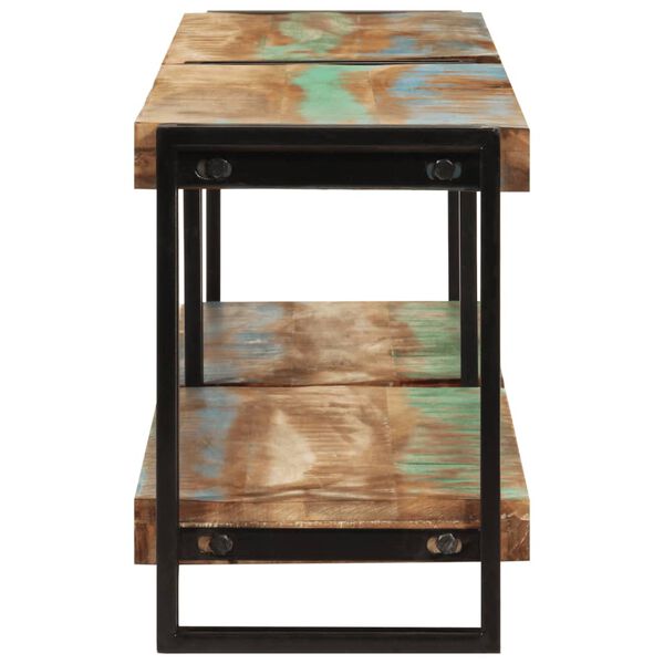 vidaXL Meuble TV 160x30x40 cm bois massif de r&eacute;cup&eacute;ration