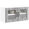 vidaXL Armoire de cuisine Gris Sonoma 80 x 31 x 40 cm