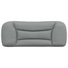 vidaXL Coussin de tête de lit Hvar gris clair 100 cm tissu