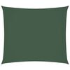 vidaXL Voile de parasol tissu oxford rectangulaire 2x2,5 m vert fonc&eacute;