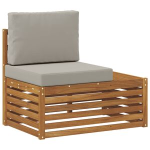 vidaXL Canap&eacute; d'ext&eacute;rieur extr&eacute;mit&eacute; Naturel 91 x 63 x 73 cm