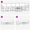 vidaXL Ensemble de canap&eacute;s d'ext&eacute;rieur 7 pcs Naturel et Beige