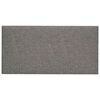 vidaXL T&ecirc;te de lit murale 12 pcs Gris clair 30 x 15 cm tissu