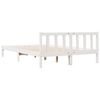 vidaXL Cadre de lit extra long sans matelas 160x210 cm bois massif pin