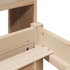 vidaXL Lit biblioth&egrave;que sans matelas 120x190 cm bois de pin massif