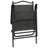 vidaXL Chaises de jardin pliables lot de 8 en acier et textilène