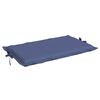 vidaXL Coussin de chaise longue bleu marine tissu oxford