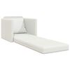 vidaXL Canap&eacute;-Lit 60cm Blanc Simili cuir