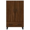 vidaXL Buffet haut chêne marron 69,5x31x115 cm bois d'ingénierie